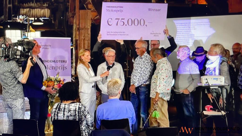 huurling tsunami Nebu Molen De Noordstar in Noordbroek wint Molenprijs: 75.000 euro -  Menterwolde.info